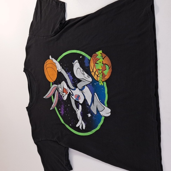 Space Jam Bugs Bunny Dunk Crew Neck Short Sleeve Men's Size L - Picture 7 of 11